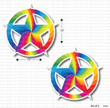 Jt Gladiator Lifestyle 12 Star Decal-Swirl White Vehicles & Parts