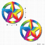 Jt Gladiator Lifestyle 8 Star Decal-Swirl None Vehicles & Parts